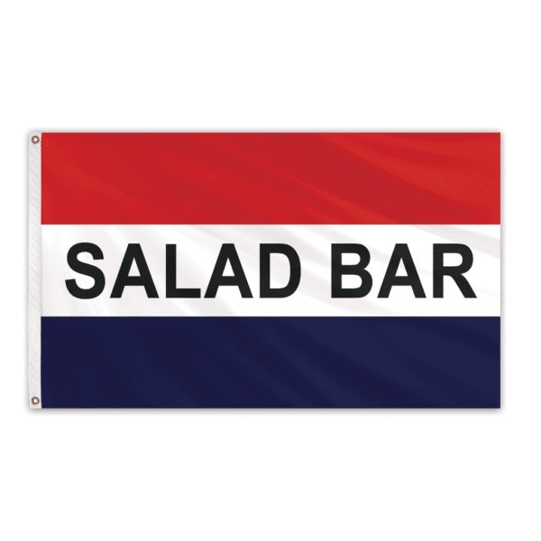 Global Flags Unlimited Salad Bar Message Flag 3'x5' Standard Flag 204586 - main